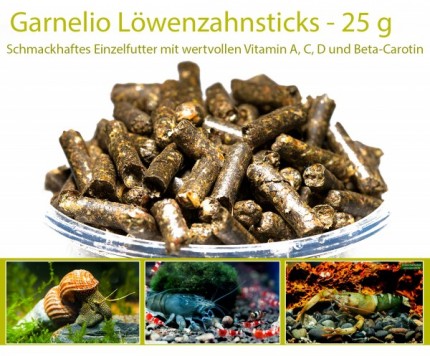 Garnelio - Löwenzahn Sticks - 25 g